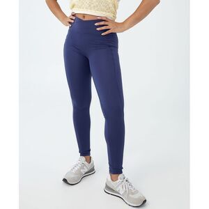 Cotton On Body Womens Ultra Soft Cross Over Full Length Tight Pants